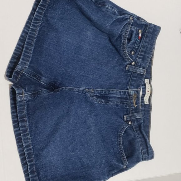 vtg tommy hilfger jean shorts boyfriend vintage